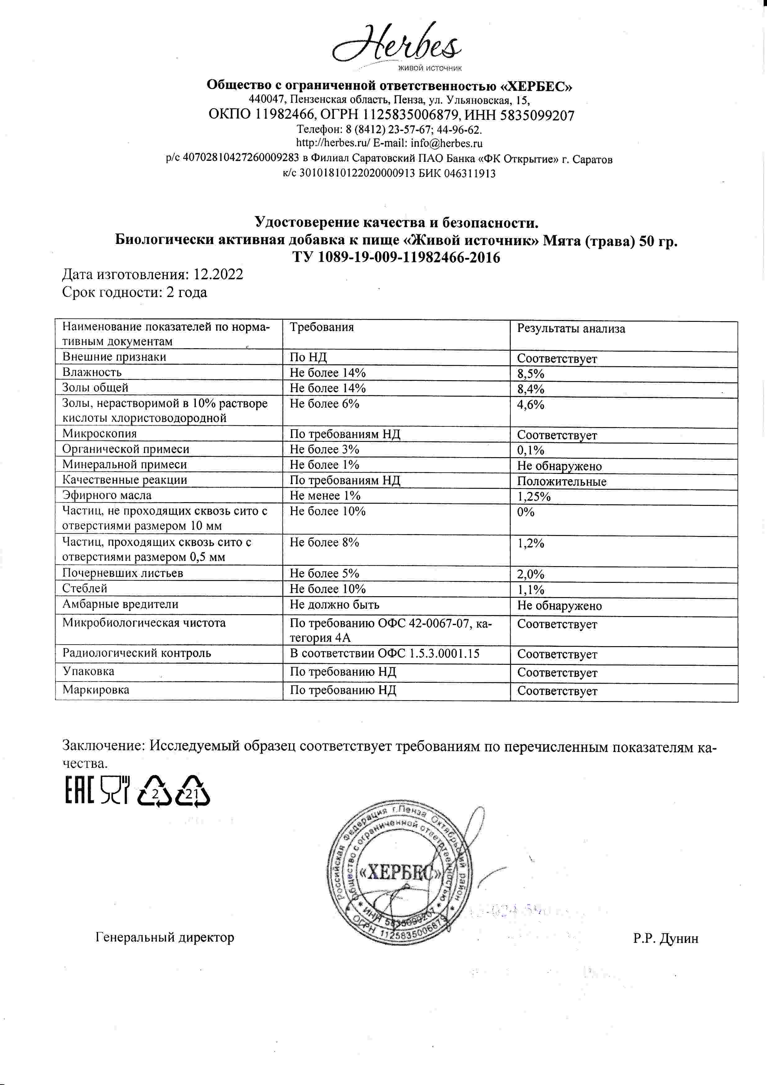 Паспорт №122022